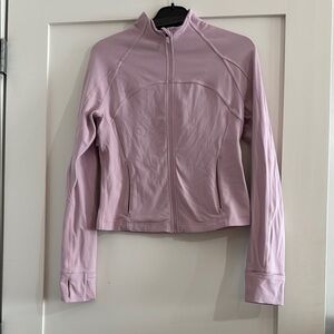 Lululemon defined crop jacket in lavender shade